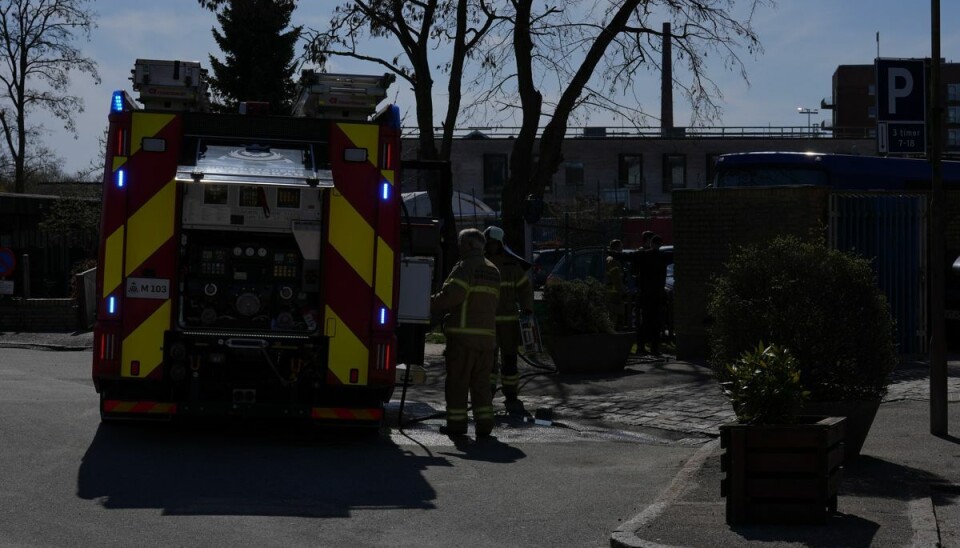 Brandvæsenet måtte rykke ud. Brandvæsenet måtte rykke ud.