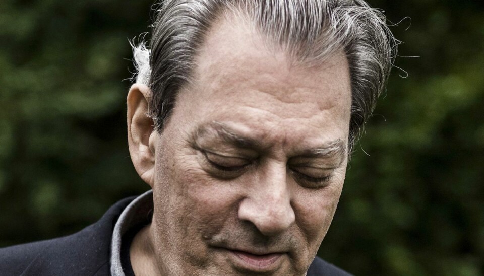 Forfatteren Paul Auster. Hans søn er nu sigtet for at have forgivet sit eget barn.