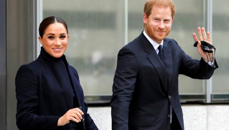 Prins Harry og hertuginde Meghan har to børn. De bor i Californien i USA. (Arkivfoto).