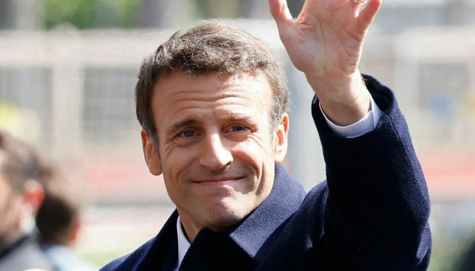 Den franske præsident har føringen i valget, viser målinger.