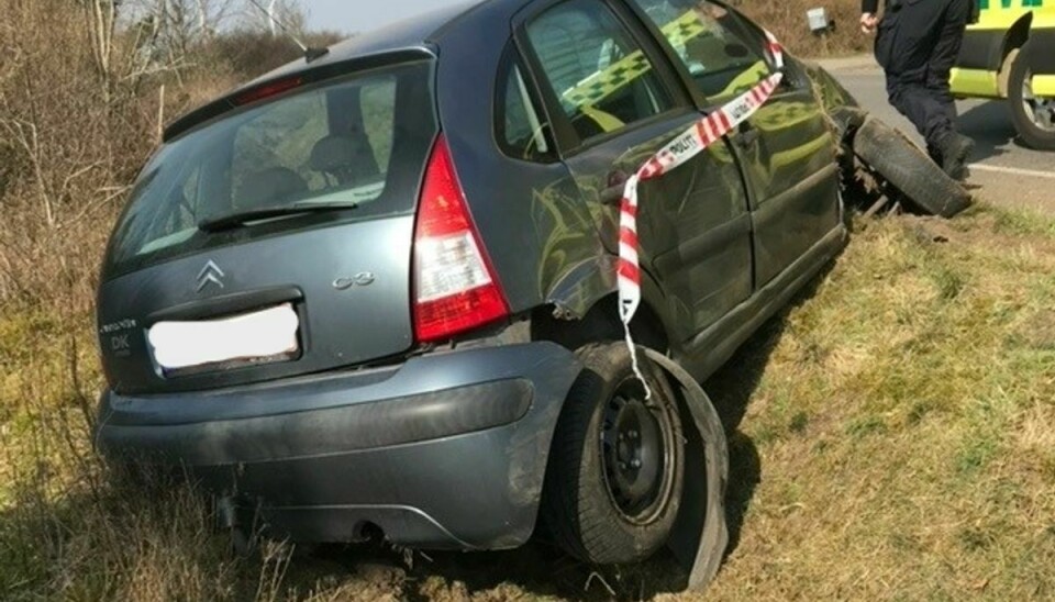 I den seneste ulykke, som John Lund har oplevet, forulykkede en ældre mand i sin Citroën C3.