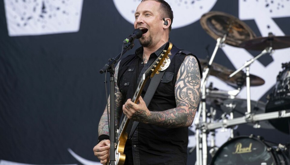 Volbeat forsanger og guitarist Michael Poulsen Volbeat forsanger og guitarist Michael Poulsen