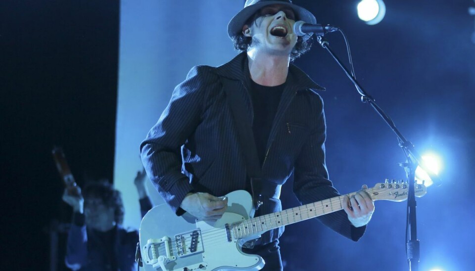 Den amerikanske rockstjerne Jack White. Den amerikanske rockstjerne Jack White.