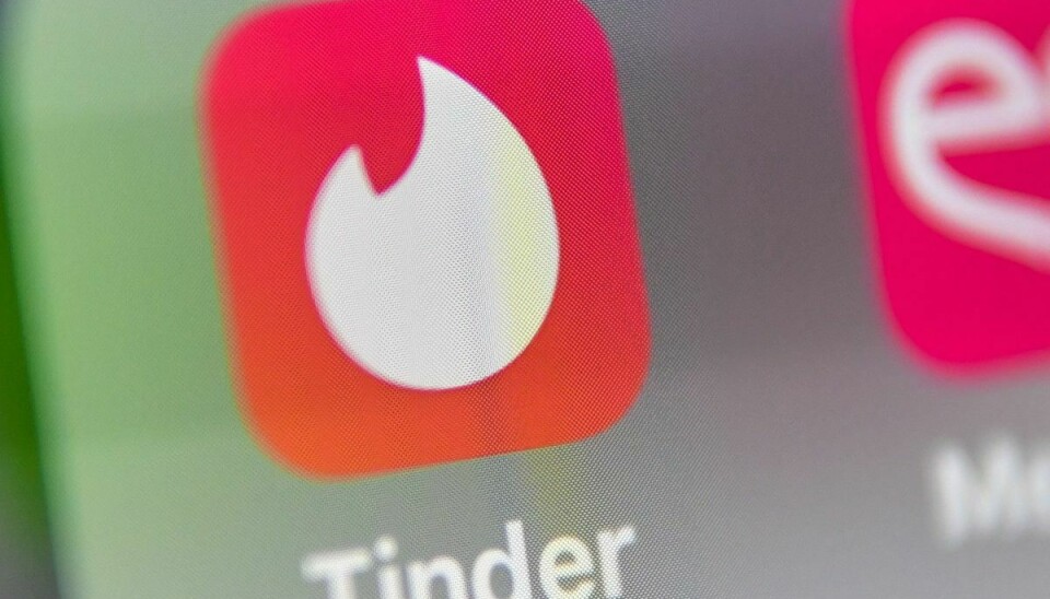 Match Group ejer blandt andet den voldsomt populære datingapp Tinder. (Arkivfoto).