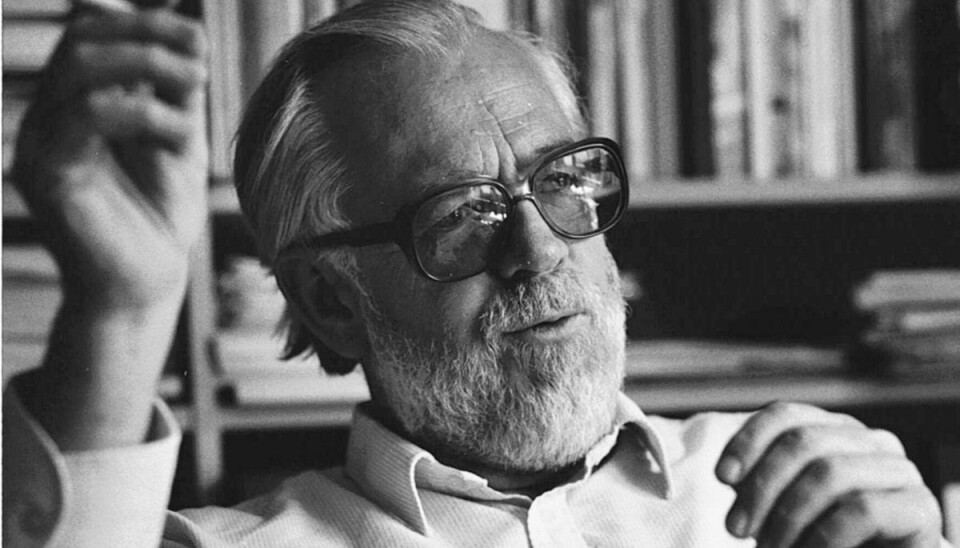 Eggert Petersen i 1994 - tre år inden han stoppede som professor i arbejdspsykologi. (Arkivfoto). Eggert Petersen i 1994 - tre år inden han stoppede som professor i arbejdspsykologi. (Arkivfoto).