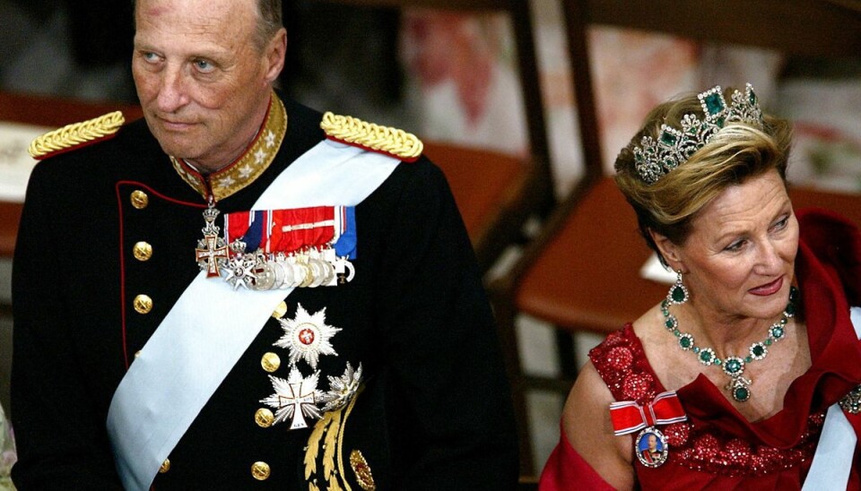 Det norske kongepar kong Harald og dronning Sonja. Det norske kongepar kong Harald og dronning Sonja.