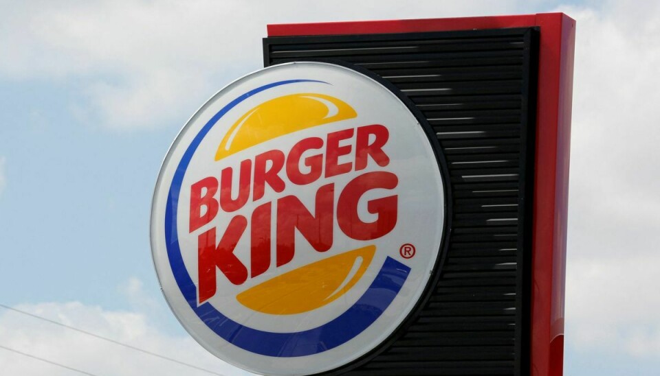 En Burger King i Hillerød har fået en sur smiley. (Arkivfoto)