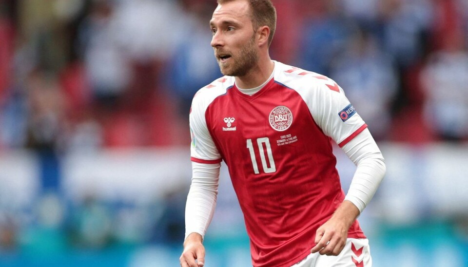 Christian Eriksen er mødt ind i landsholdslejren (Arkivfoto). Christian Eriksen er mødt ind i landsholdslejren (Arkivfoto).