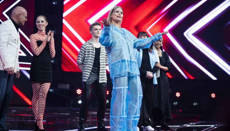 Sofie Linde: - Det påvirker mig X Factor-liveshow 5 på TV2 i studiet i Brøndby fredag den 25. marts 2022.