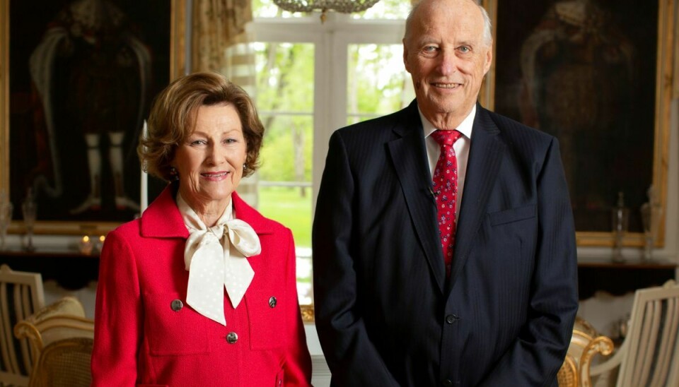 Norges kong Harald og dronning Sonja