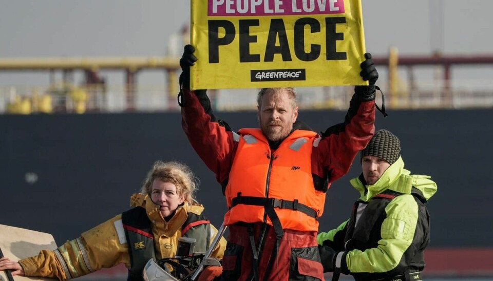 Carsten Bjørnlund deltog i protesten. Carsten Bjørnlund deltog i protesten.