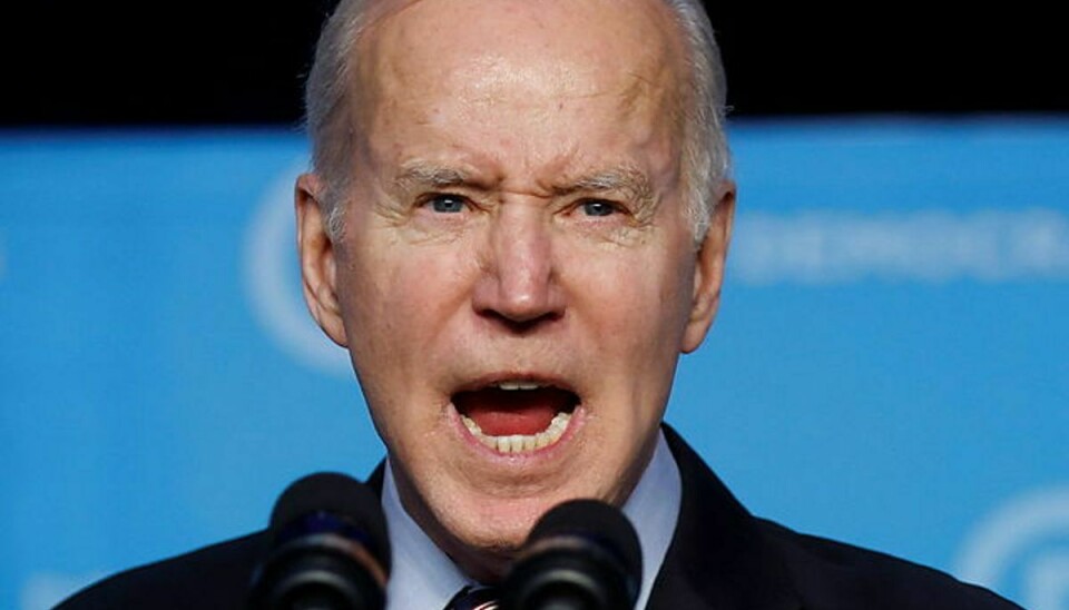 USA's præsident, Joe Biden, kalder Putin for en regulær krigsforbryder.