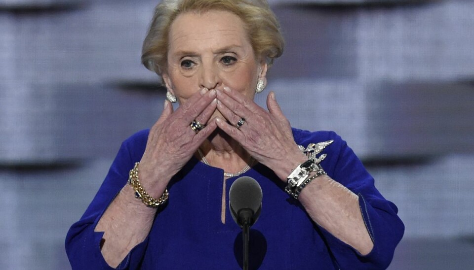 Madeleine Albright blev 84 år. Madeleine Albright blev 84 år.