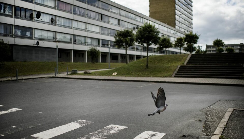 Søndag eftermiddag blev en 30-årig mand stukket med en kniv i bydelen Vollsmose i Odense. Han er uden for livsfare. (Arkivfoto)