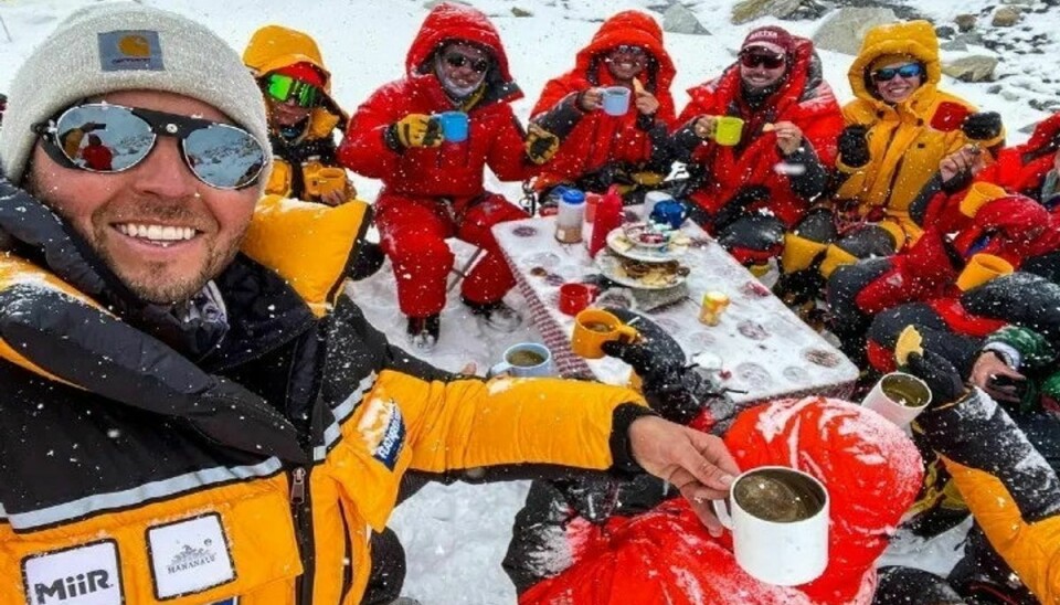Andew Hughes havde også forsøgt at bestige Mount Everest i 2019, men blev syg undervejs. Denne gang lykkedes det.