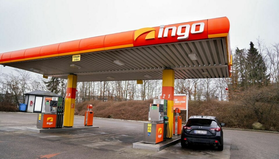 Benzinpriserne på Ingo i Ballerup, tirsdag den 8. marts 2022.