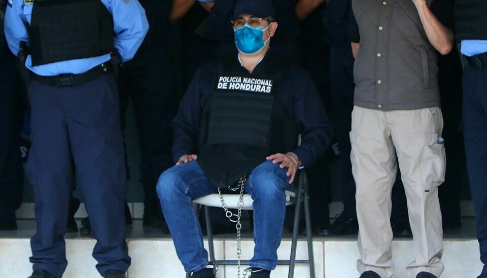Ekspræsident i Honduras Juan Orlando Hernndez skal udleveres til retsforfølgelse i USA. Det har højesteretten i Honduras fastslået mandag. Hernndez blev anholdt i februar, efter at USA havde anmodet om at få ham udleveret på mistanke om narkokriminalitet. (Arkivfoto).