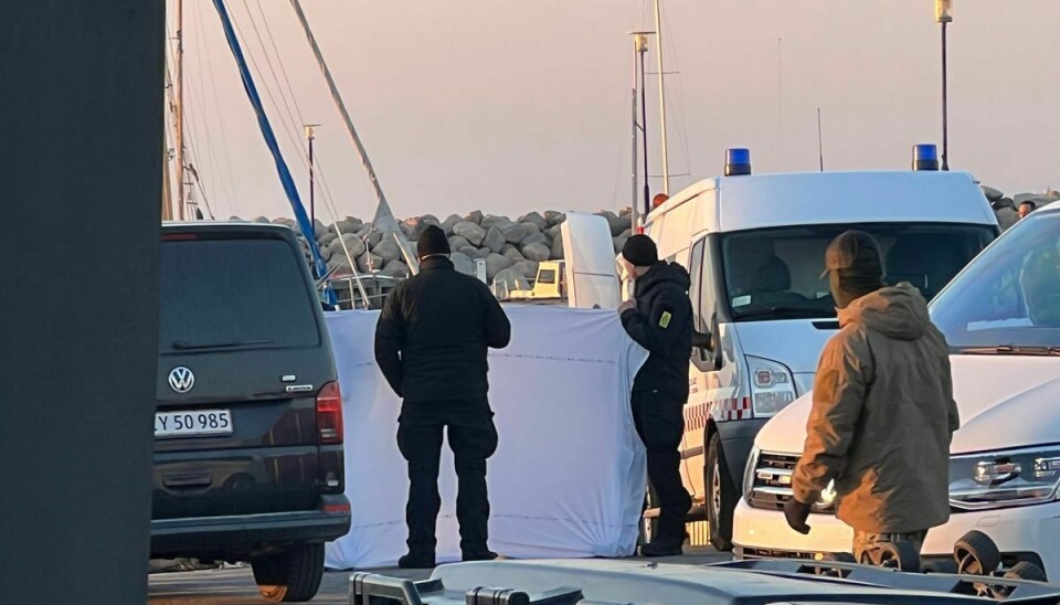 Politiet har gjort et fund ved Helsingør Havn.