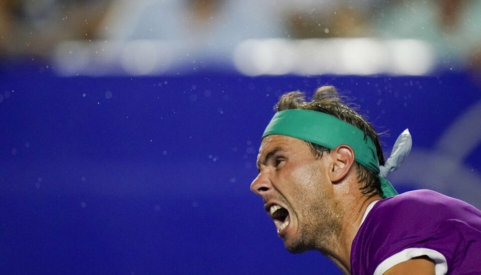 Rafael Nadal har endnu ikke prøvet at tabe i 2022. Her server han i finalen i Mexican Open mod briten Cameron Norrie, som den spanske veteran vandt i to sæt. Rafael Nadal har endnu ikke prøvet at tabe i 2022. Her server han i finalen i Mexican Open mod briten Cameron Norrie, som den spanske veteran vandt i to sæt.