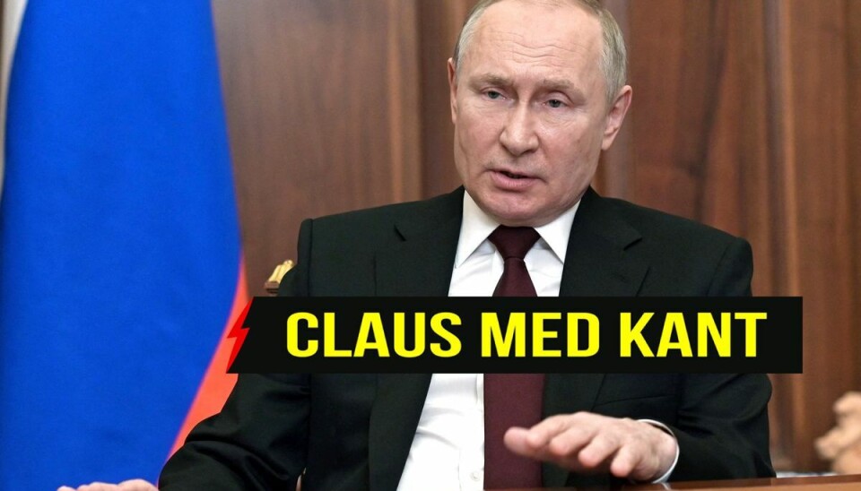 Putin skal hamres på plads Vladimir Putin i sin tale til nationen mandag aften.