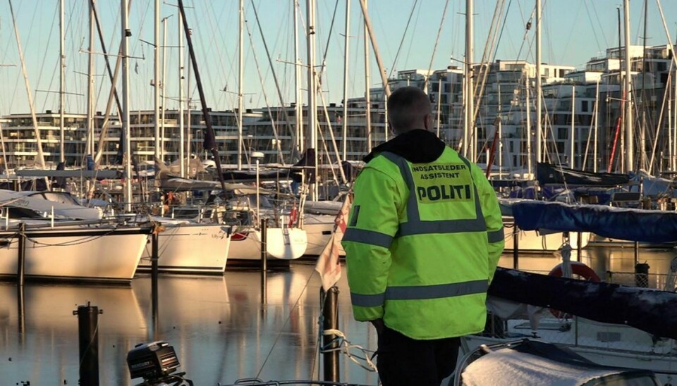 Politiet ledte forgæves efter Bodil Larsen ved havnen i Aarhus.