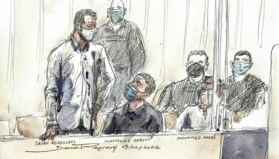 Salah Abdeslam hævder, at han med vilje lod være med at detonere sit bombebælte. Anklagere mener nærmere, at han mislykkedes (Arkivfoto).