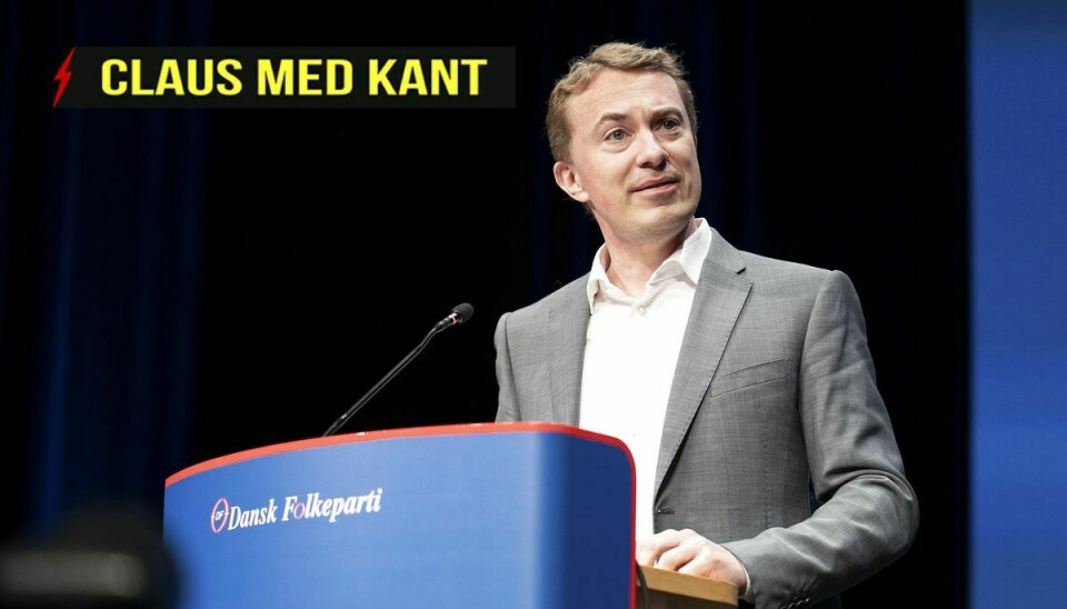 Morten Messerschmidt taler til Dansk Folkeparti's ekstraordinære årsmøde i Herning søndag den 23. januar 2022.