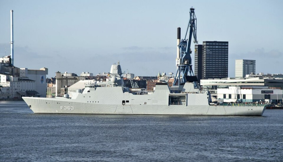 Torsdag blev der sendt en dansk og to svenske helikoptere mod et nødstedte skib. Fregatten 'Niels Juel' blev også sendt til stedet. (Arkivfoto)