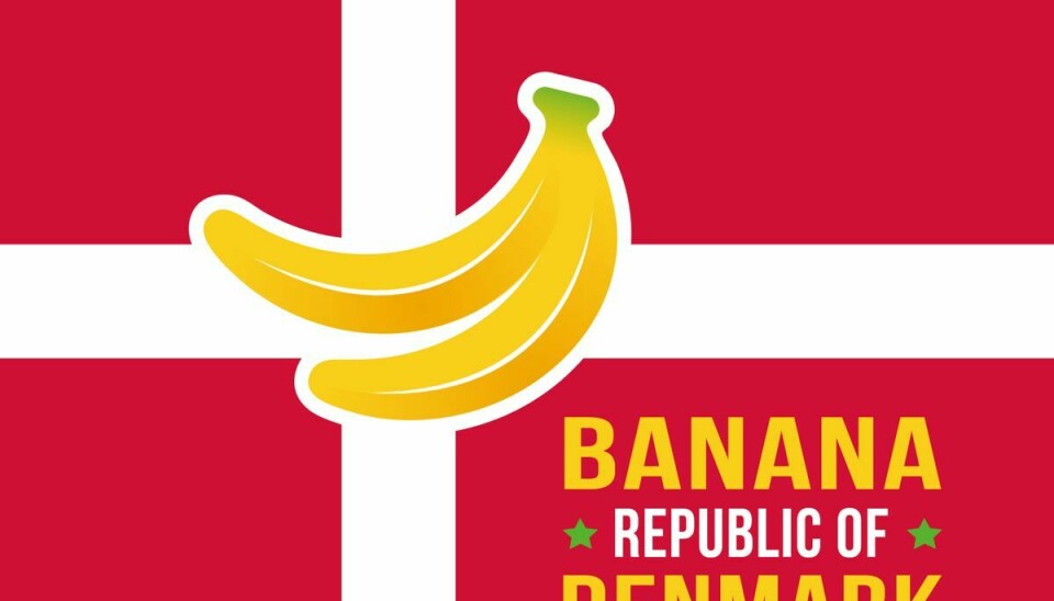 Du må gerne kopiere eller stjæle nationens nye flag. Det kræver ingen tilladelse. Sådan arbejder vi nemlig i en bananrepublik.