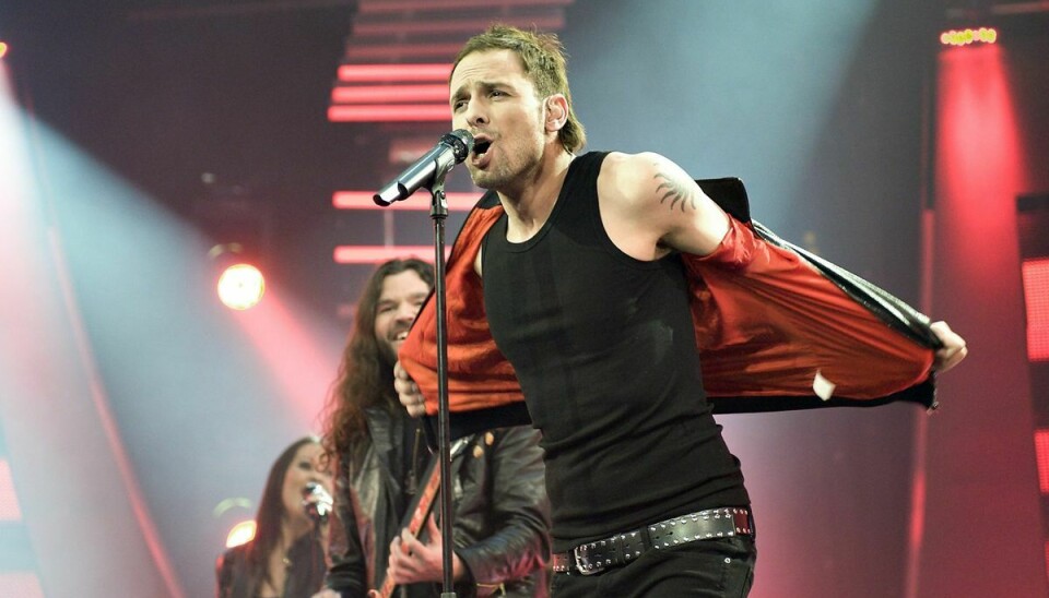 Johnny Deluxe deltog i 2009 i Dansk Melodi Grand Prix med sangen 'Sindssyg', men måtte se sig besejret af sangeren Brinck. (Arkivfoto).
