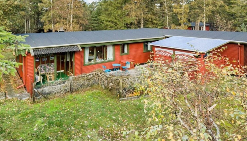 Der findes mange sjove vejnavne, og et af dem er Blindgyden, hvor dette sommerhus ligger.