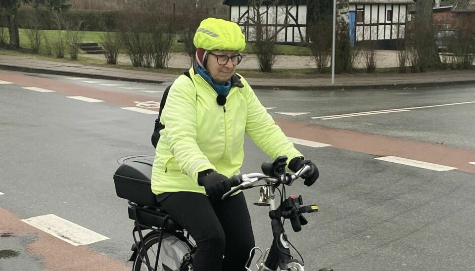 Hanne Ipsen anslår, at hun har cyklet omkring 37.000 kilometer på Odders veje og stier.