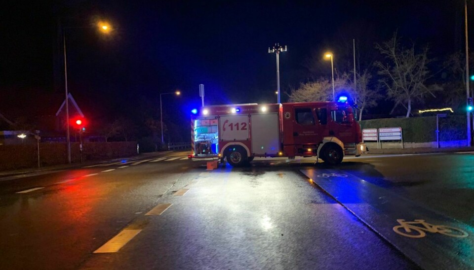 En bil og en knallertkører ramte hinanden i Nordborg