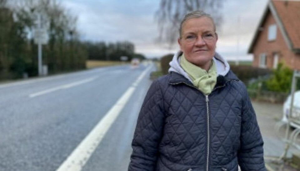 Pernille Beuschau Hinrichsen er træt af bilister, der kører for stærkt. Pernille Beuschau Hinrichsen er træt af bilister, der kører for stærkt.