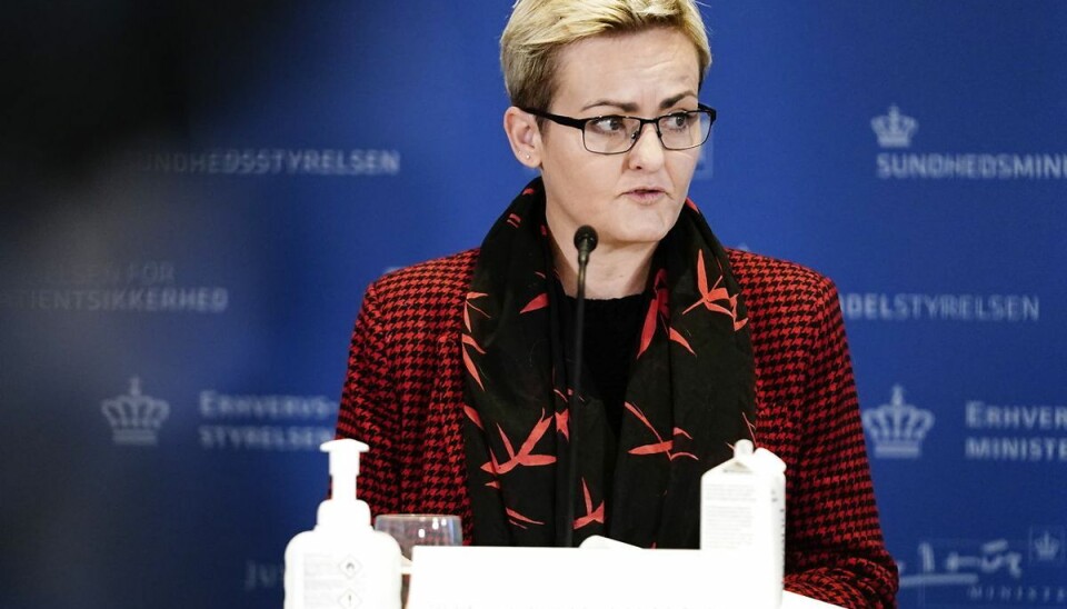 Børne- og Undervisningsministeriet afholder pressemøde om rammerne for børnenes tilbagevenden til skole, i Eigtveds Pakhus i København, tirsdag formiddag. Børne- og Undervisningsministeriet afholder pressemøde om rammerne for børnenes tilbagevenden til skole, i Eigtveds Pakhus i København, tirsdag formiddag.