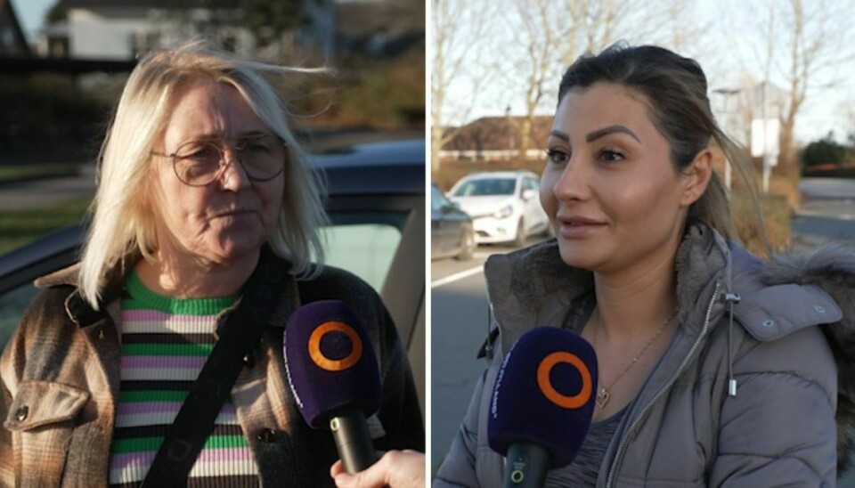 Tina Qvist (tv.) og Rana Dalawi (th.) blev begge chokeret, da de modtog en mail om, at der har været planlagt et skoleskyderi mod deres børns skole.