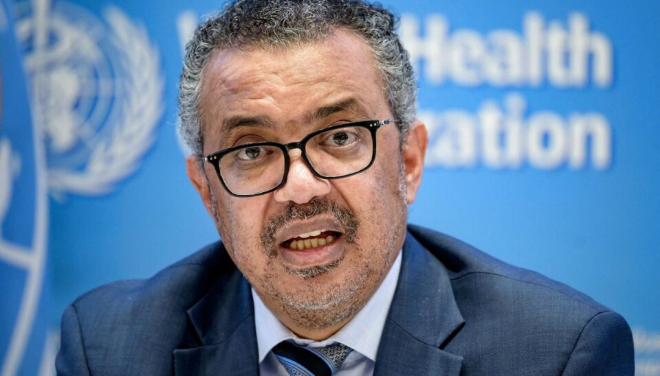 WHO's generaldirektør er optimistisk omkring, at pandemien kan slutte i 2022. (Arkivfoto) WHO's generaldirektør er optimistisk omkring, at pandemien kan slutte i 2022. (Arkivfoto)