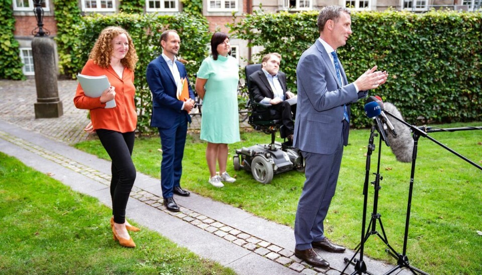 Justitsminister Nick Hækkerup (S) kunne med regeringens støttepartier, SF, De Radikale og Enhedslisten, præsentere en ny samtykkelov i efteråret 2020. Den trådte i kraft 1. januar 2021. (Arkivfoto). Justitsminister Nick Hækkerup (S) kunne med regeringens støttepartier, SF, De Radikale og Enhedslisten, præsentere en ny samtykkelov i efteråret 2020. Den trådte i kraft 1. januar 2021. (Arkivfoto).