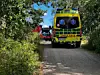 Ambulance ved Solrød Strand.