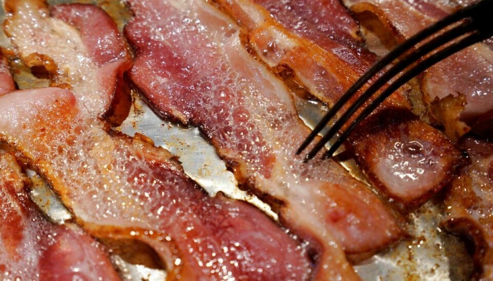 Bacon er selvsagt også meget salt og skal holdes væk fra sølvpapir.