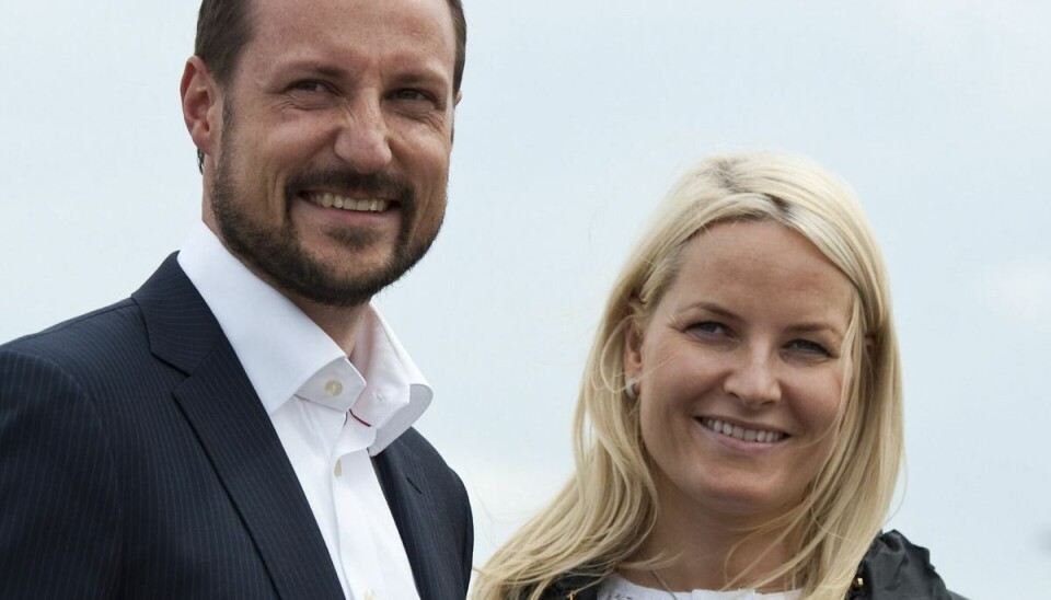 Kronprins Haakon og kronprinsesse Mette-Marit.