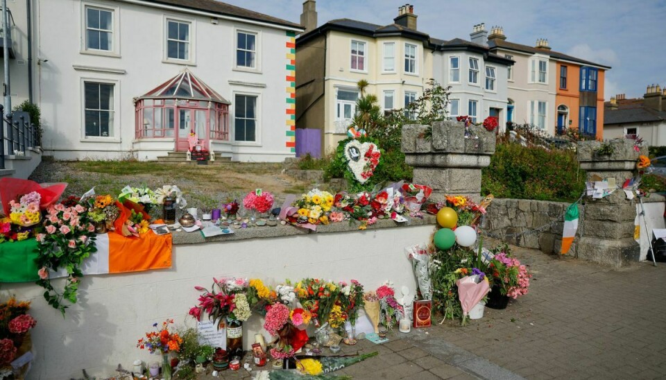Billedet her viser Sinéad O'Connors tidligere hjem i den irske kystby.
