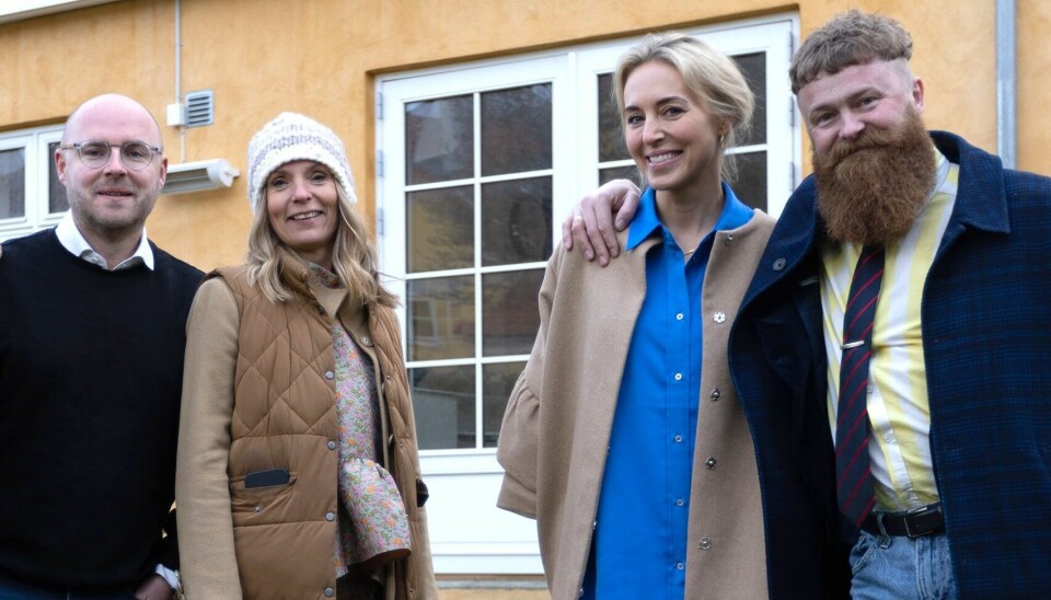 På billedet ses fire af programmets eksperter. Fra venstre er det Lars Lyng, Kristine Virén, Mira Lie Nielsen og Christian Torp.