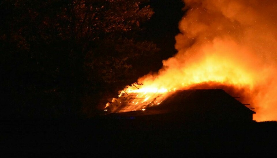 En ejendom på Præstevej i Skive er natten til torsdag brændt helt ned.