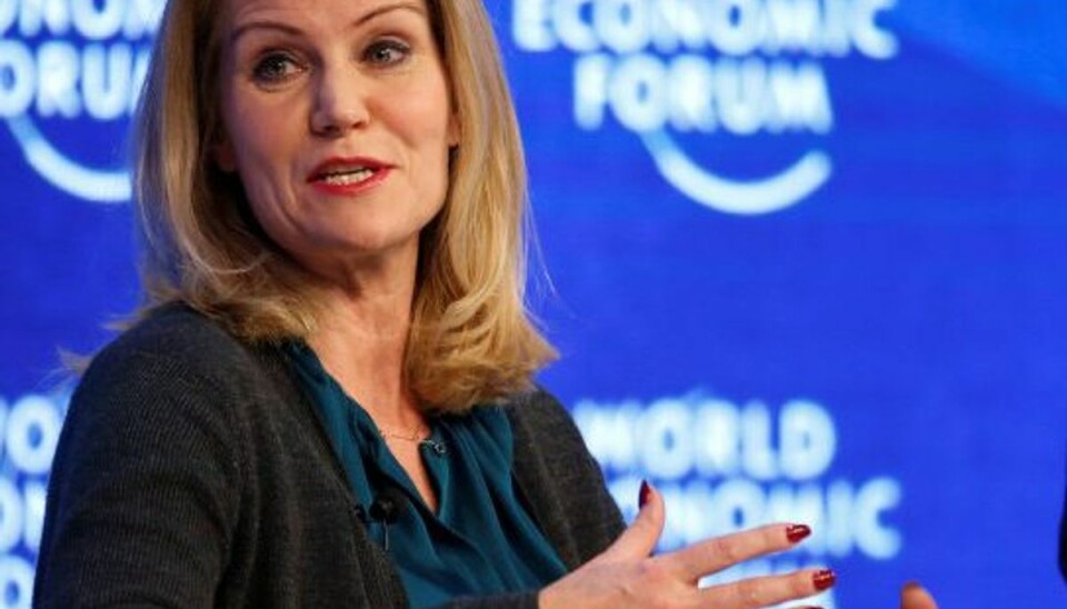 Nyt topjob? USA vil have Helle Thorning Daværende direktør for Save The Children Helle Thorning-Schmidt ses her under World Economic Forum (WEF) i Davos i Schweiz i januar 2017. Foto: Ruben Sprich/Reuters
