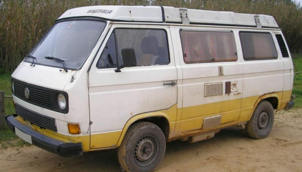 Den 43-årige kan knyttes til t folkevognsrugbrød, en VW Westfalia med britisk nummerplade på tidspunktet for Madeleine McCanns forsvinden. Foto: UK METROPOLITIAN POLICE/Ritzau Scanpix