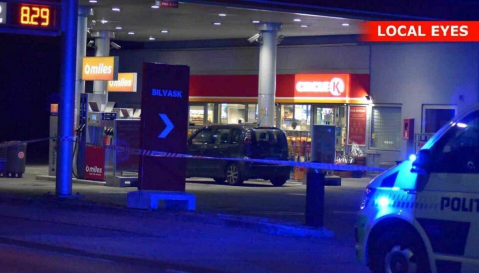 Flere skud er blevet affyret ved Circle K på Tårnborgvej i Korsør natten til tirsdag. Foto: Local Eyes