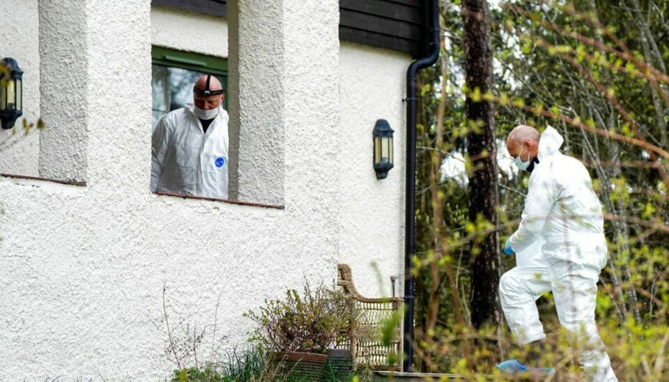 Norsk Politi har angiveligt fundet mange relevante spor ved ransagningen af Tom Hagens hus. Foto: Heiko Junge/NTB Scanpix via REUTERS