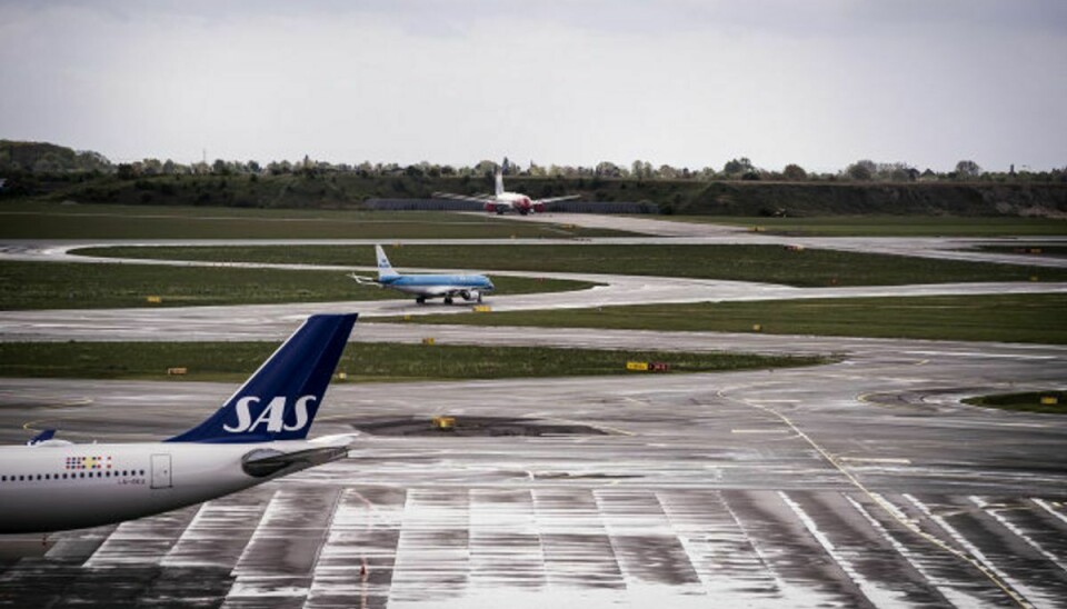 Normalt er der 83.000 rejsende igennem Københavns Lufthavn dagligt. I april er det faldet til færre end 900 dagligt. Der holder knap 100 fly langtidsparkereret i lufthavnen. (Arkivfoto). Foto: Liselotte Sabroe/Scanpix