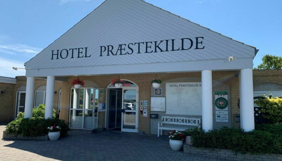 Hotel Præstekilde på Møn. Foto: TV2 Øst.